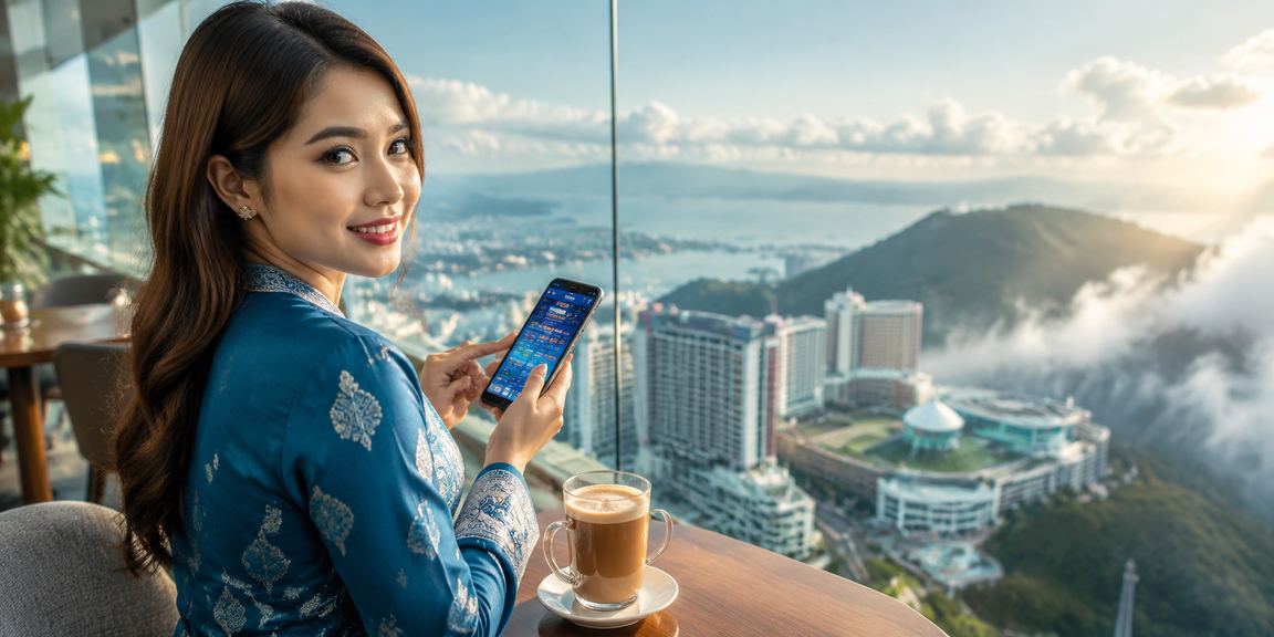 Pengalaman kasino mudah alih VIP 150k di Genting Highlands dengan pakaian tradisional baju kurung
